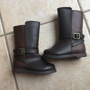 Adorable Gymboree toddler girl riding boots